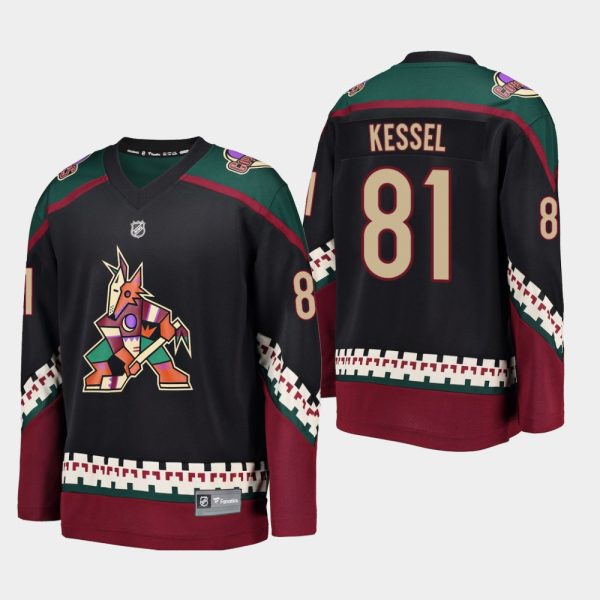 Herren Arizona Coyotes Eishockey Trikot Phil Kessel #81 Schwarz Alternate Breakaway Player